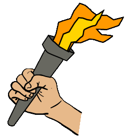 Clipart olympic torch.