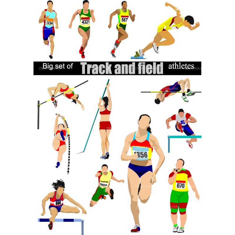 1128 Track And Field free clipart.