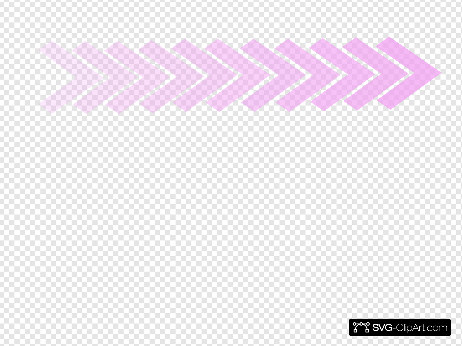 Pink Ombre Chevron Arrow Clip art, Icon and SVG.