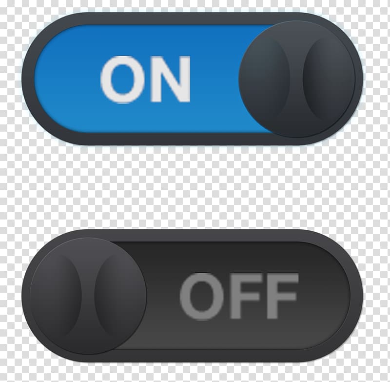 On and off switch logo, Switch Push.