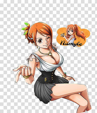 Nami (Render #), One Piece Nami illustration transparent.