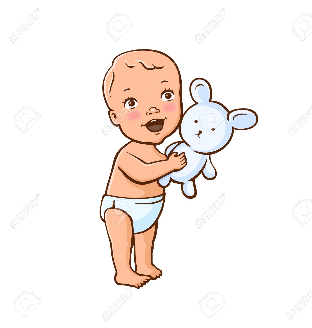 71881 Baby free clipart.