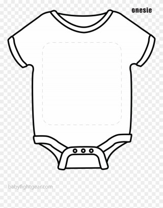 021 Baby Girl Clipart Free Printable Onesie Template.