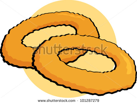 Onion Rings Clipart.