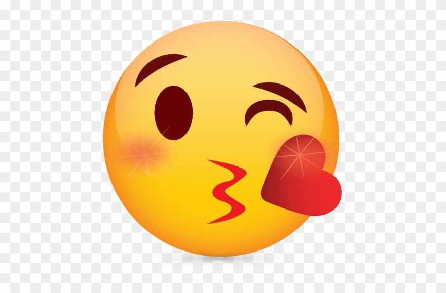 Free Emoji Blowing Kiss Logo With Online Logos Creator.