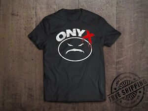 Details about New ONYX Logo Rap Hip Hop Music Men\'s White Black T.