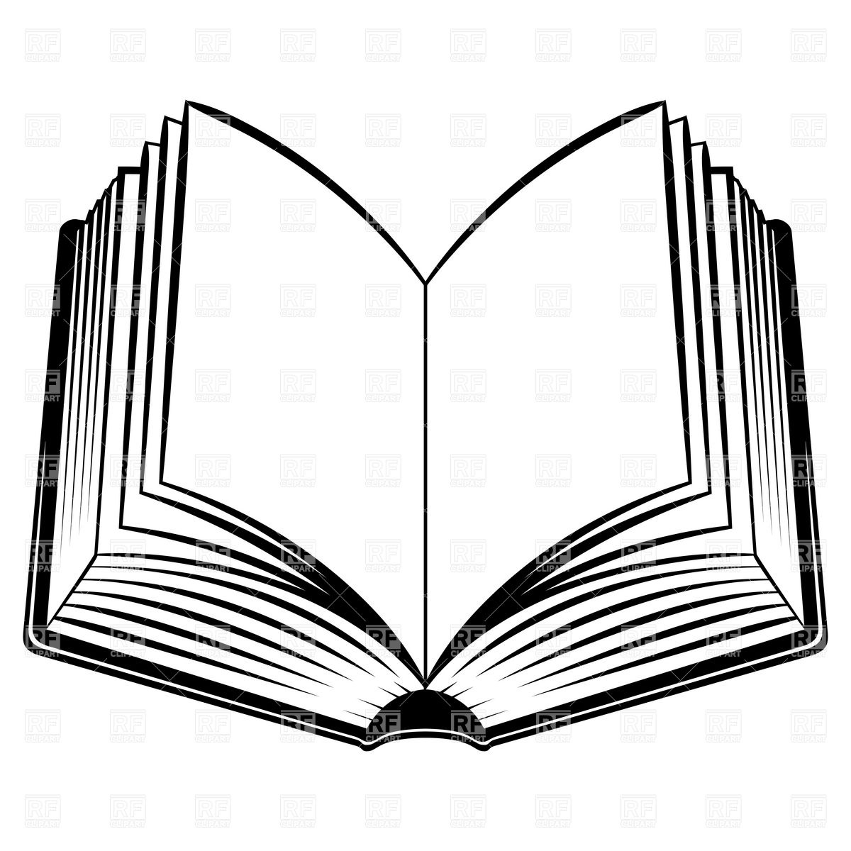 Open book outline clipart free images 2.