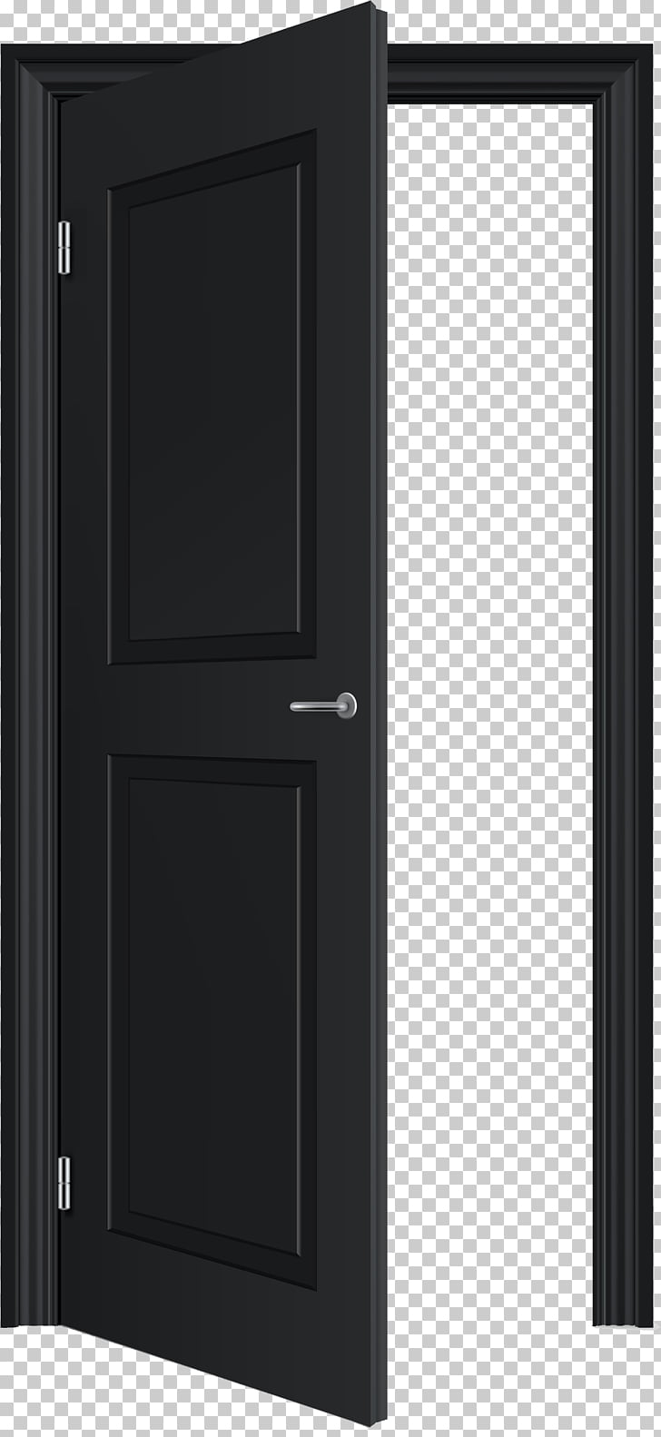 Door , Open door , black wooden door PNG clipart.
