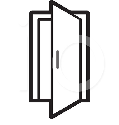 Opening Door Clipart.