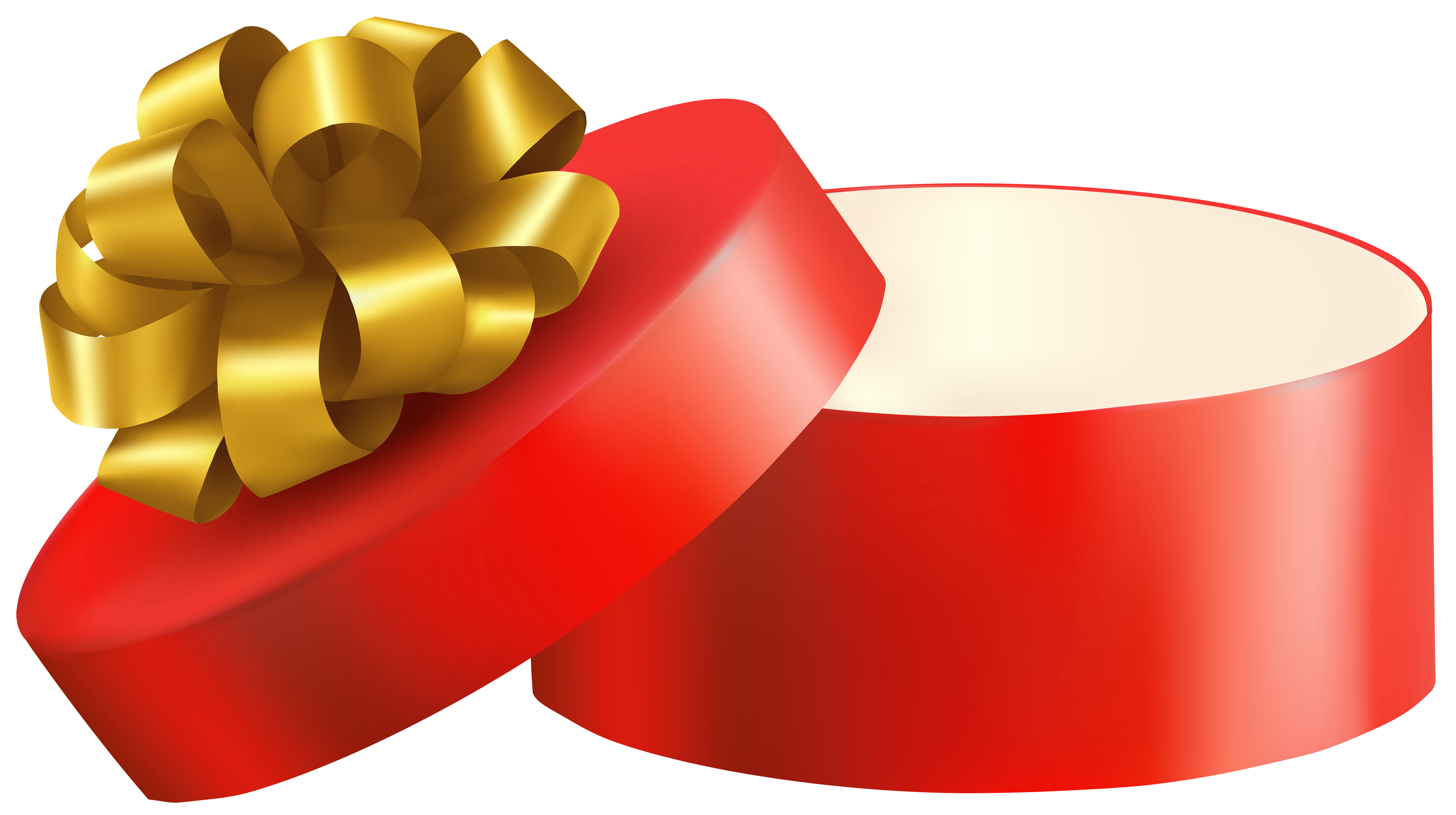 Red Open Gift PNG Clipart.