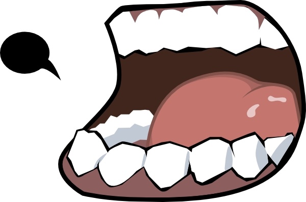 Merzok Dark Mouth clip art Free vector in Open office.