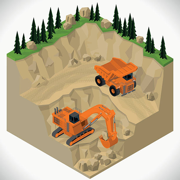 Mining Quarry Clip Art, Vector Images & Illustrations.