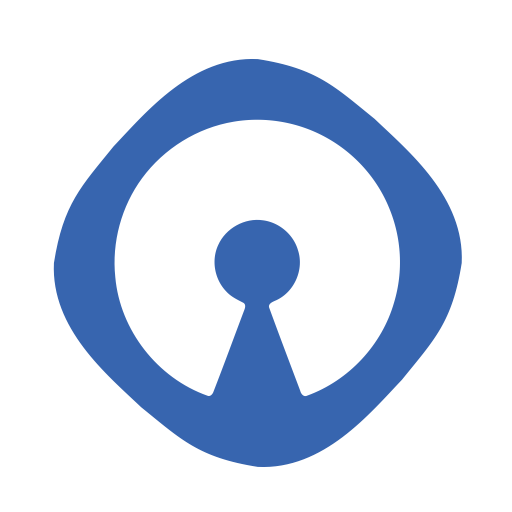 Cms, logo, open, source icon.