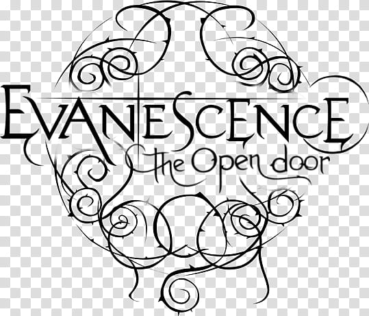 Evanescence TOD Logo , Evanescence The Open Door text.
