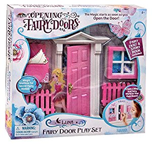 Amazon.com: Opening Fairy Doors Pretend Playset, Pink.