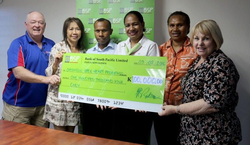 BSP gives K100k to Operation Open Heart.