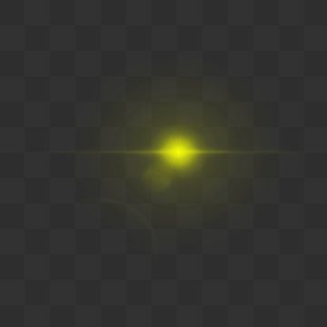 Yellow Streak Light Lens Flare Effect, Abstract, Light.