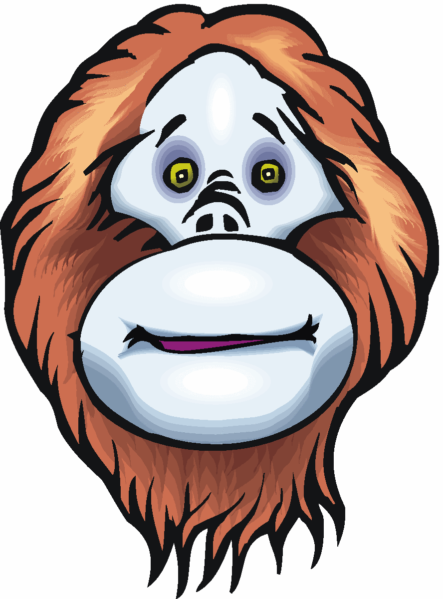 Orangutan Clipart.