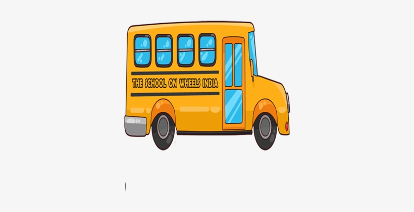 Orange School Bus Clipart Transparent PNG.