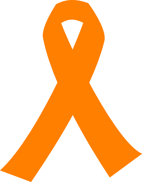 Orange Cancer Ribbon Clip Art at Clker.com.