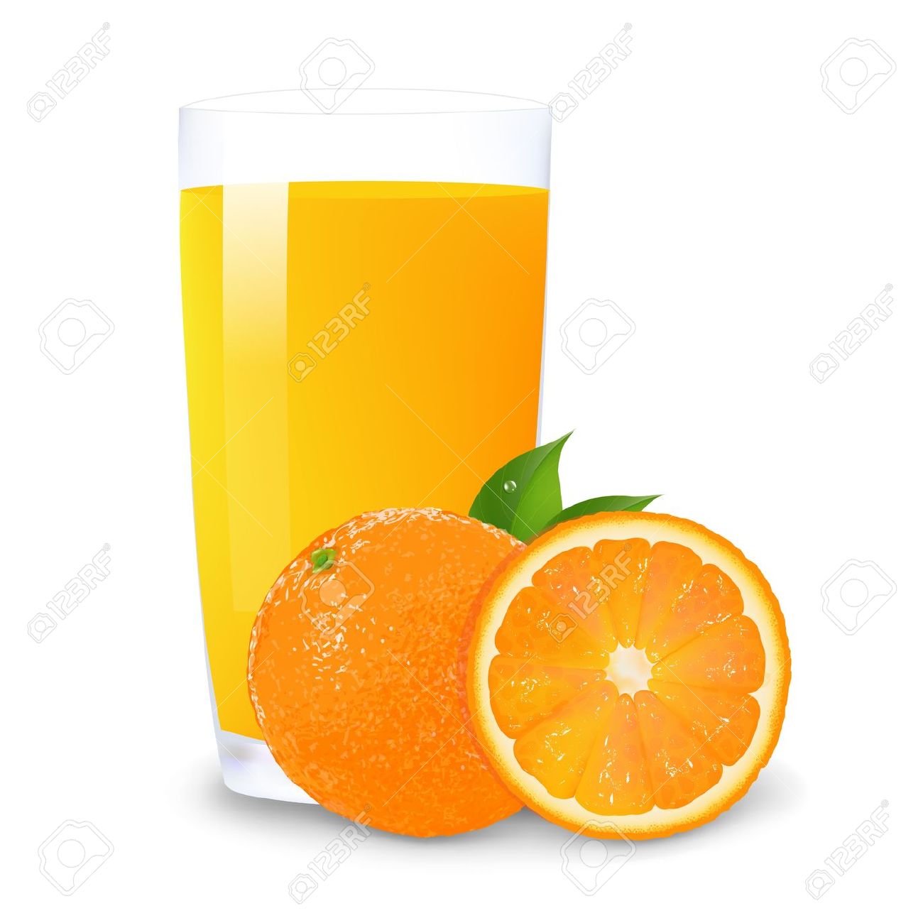 Orange juice clipart.