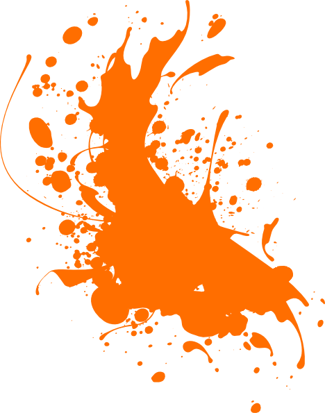 orange paint splatter clip art 20 free Cliparts | Download images on ...