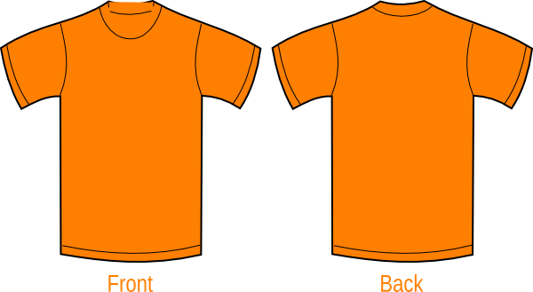 Plain Orange Shirt Clip Art at Clker.com.