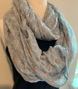 Details about Orange Theory Fitness Logo Gym Gray Orange White Infinity  Scarf Cute Gift.
