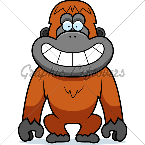 Orangutan Clip Art Free.