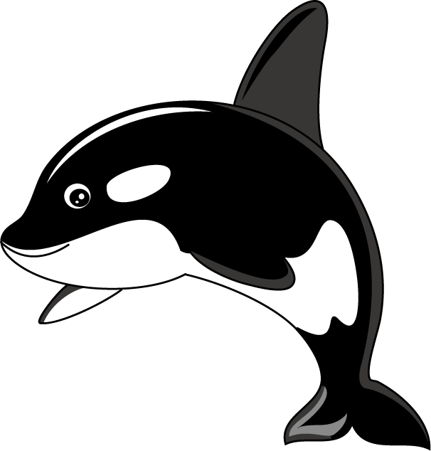 Orcas Clip Art.