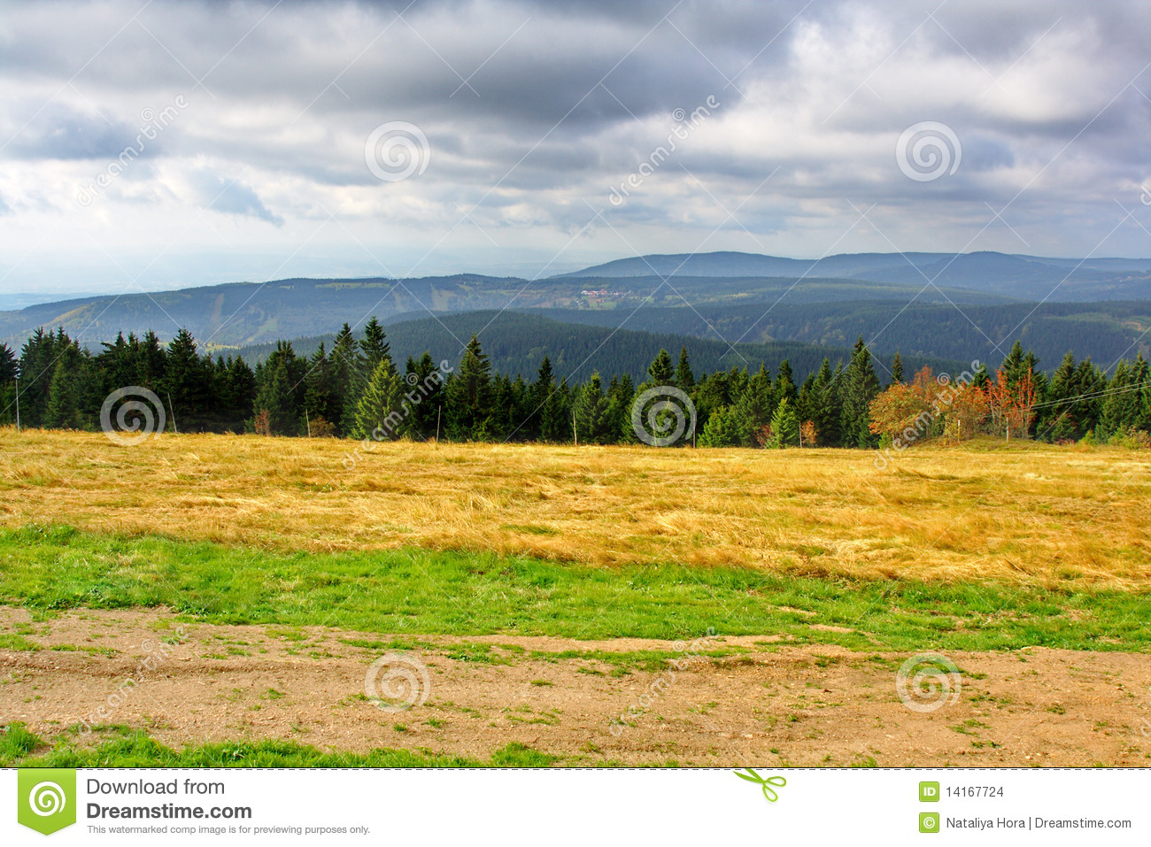 Ore Mountains, Czech Republic Stock Images.