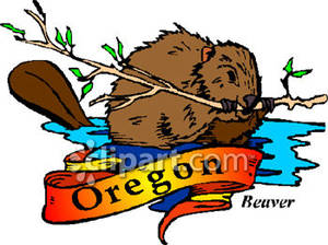 Oregon State Beaver Clipart.
