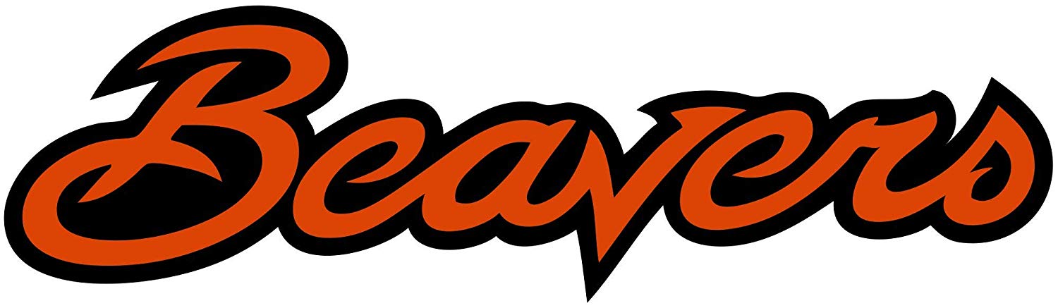 Amazon.com: 7 Inch Beavers Text Logo Decal OSU Oregon State.