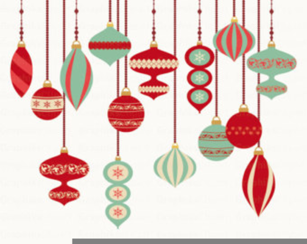 Free Christmas Ornament Clipart Images.