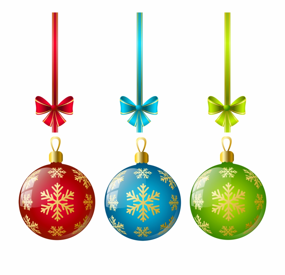 Christmas Ornaments Png File.