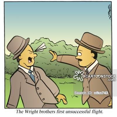 Orville Wright Cartoons and Comics.