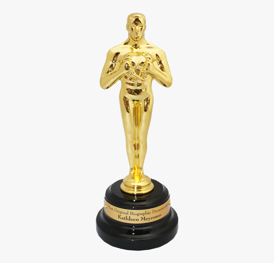Best Actress Oscar Trophy , Free Transparent Clipart.
