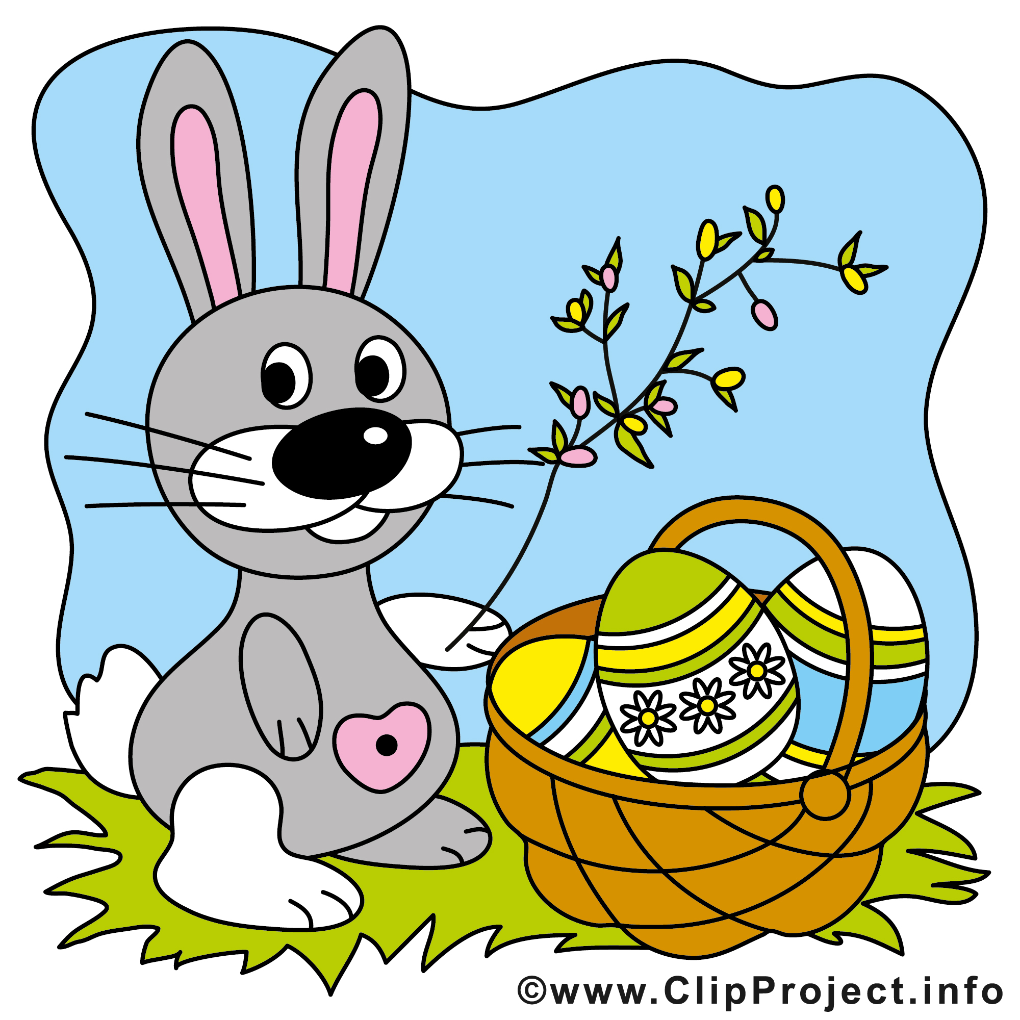Osterhase clipart 11 » Clipart Station.
