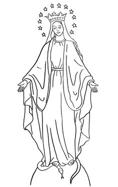 Our Lady Clipart.