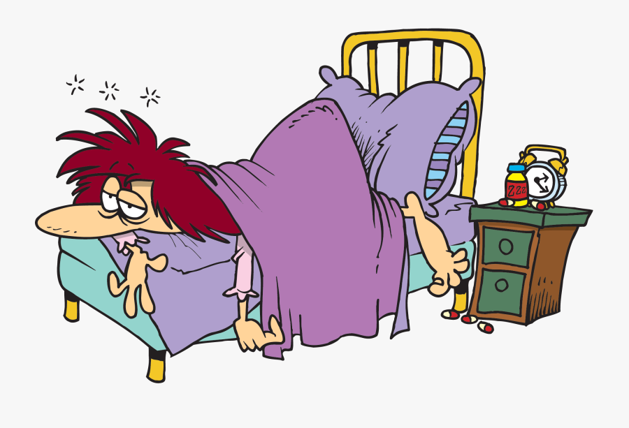 Clipart Woman Sleepy.