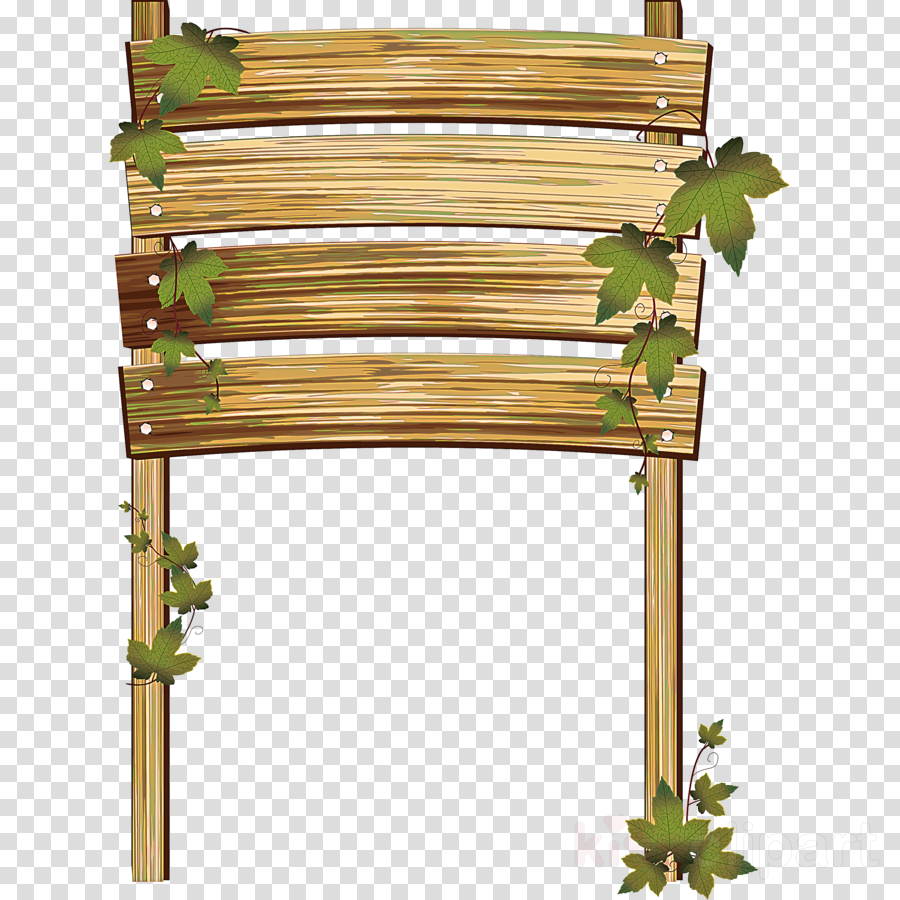 wood plant bench furniture outdoor furniture clipart.