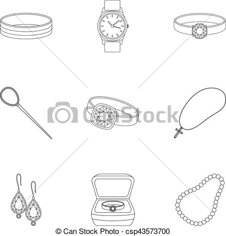 outline clipart of jewelry 20 free Cliparts | Download images on ...