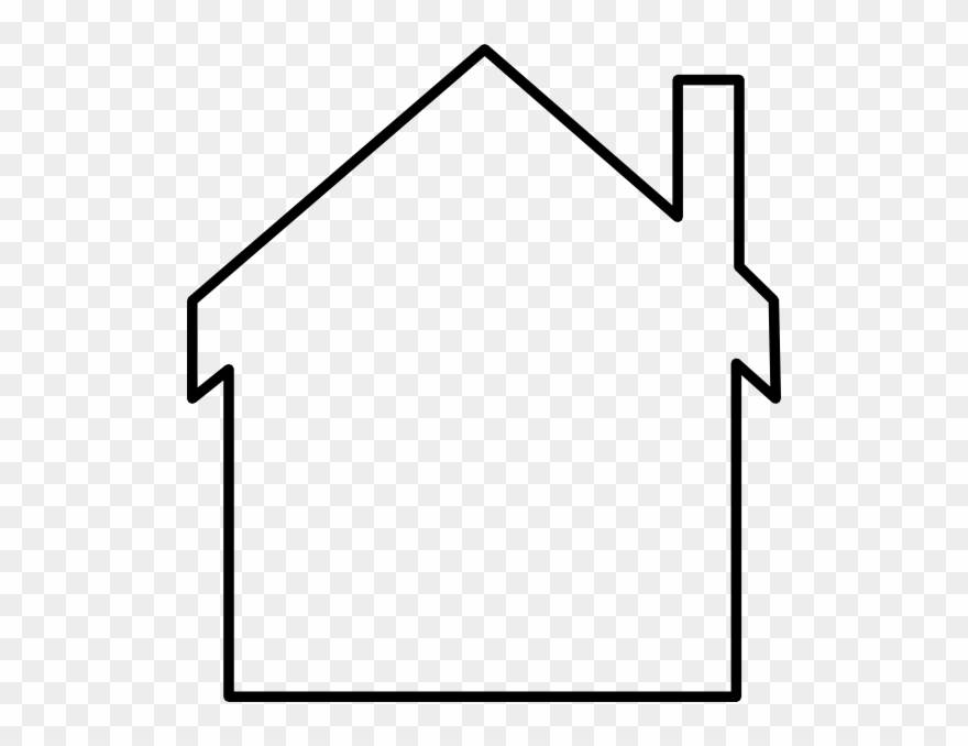 House Outline Clipart Black And White.