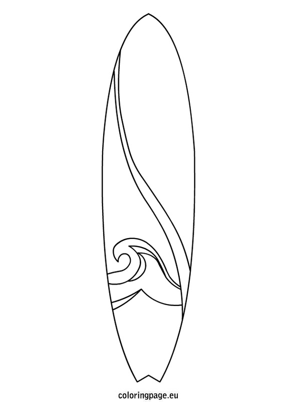 Free Printable Surfboard Template Printable