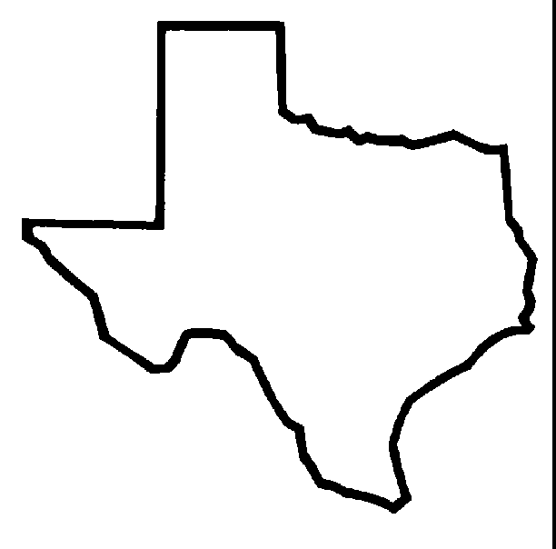 texas outline.