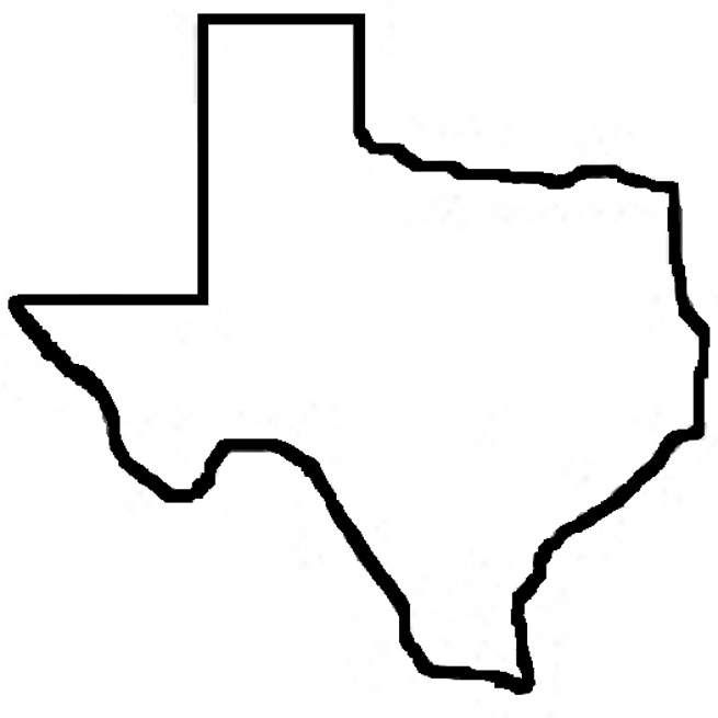 Free Outline Of The State Of Texas, Download Free Clip Art.