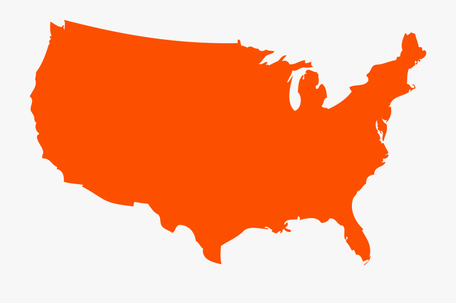 United States Clipart Outline.