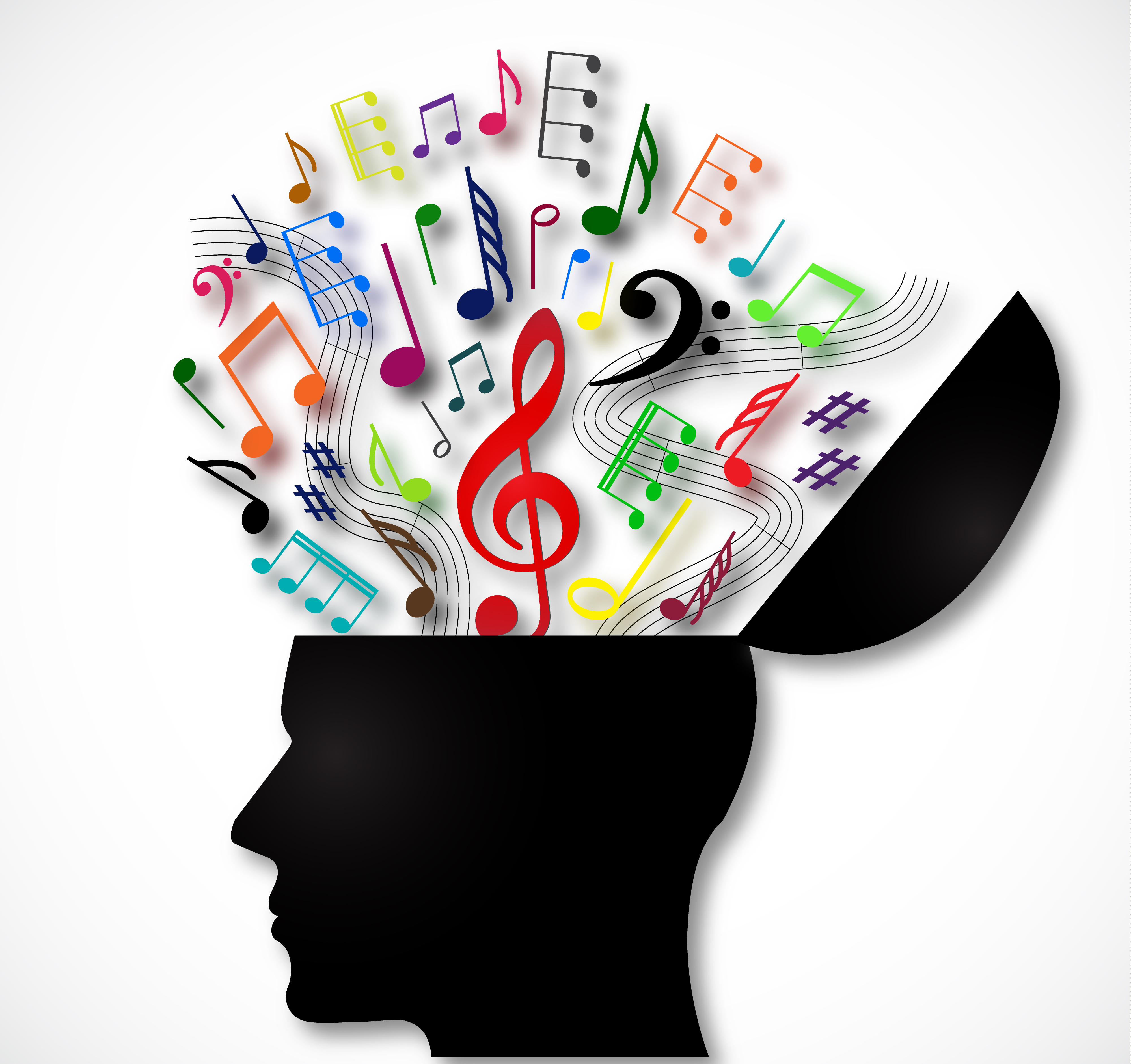 Brain clipart music, Brain music Transparent FREE for.