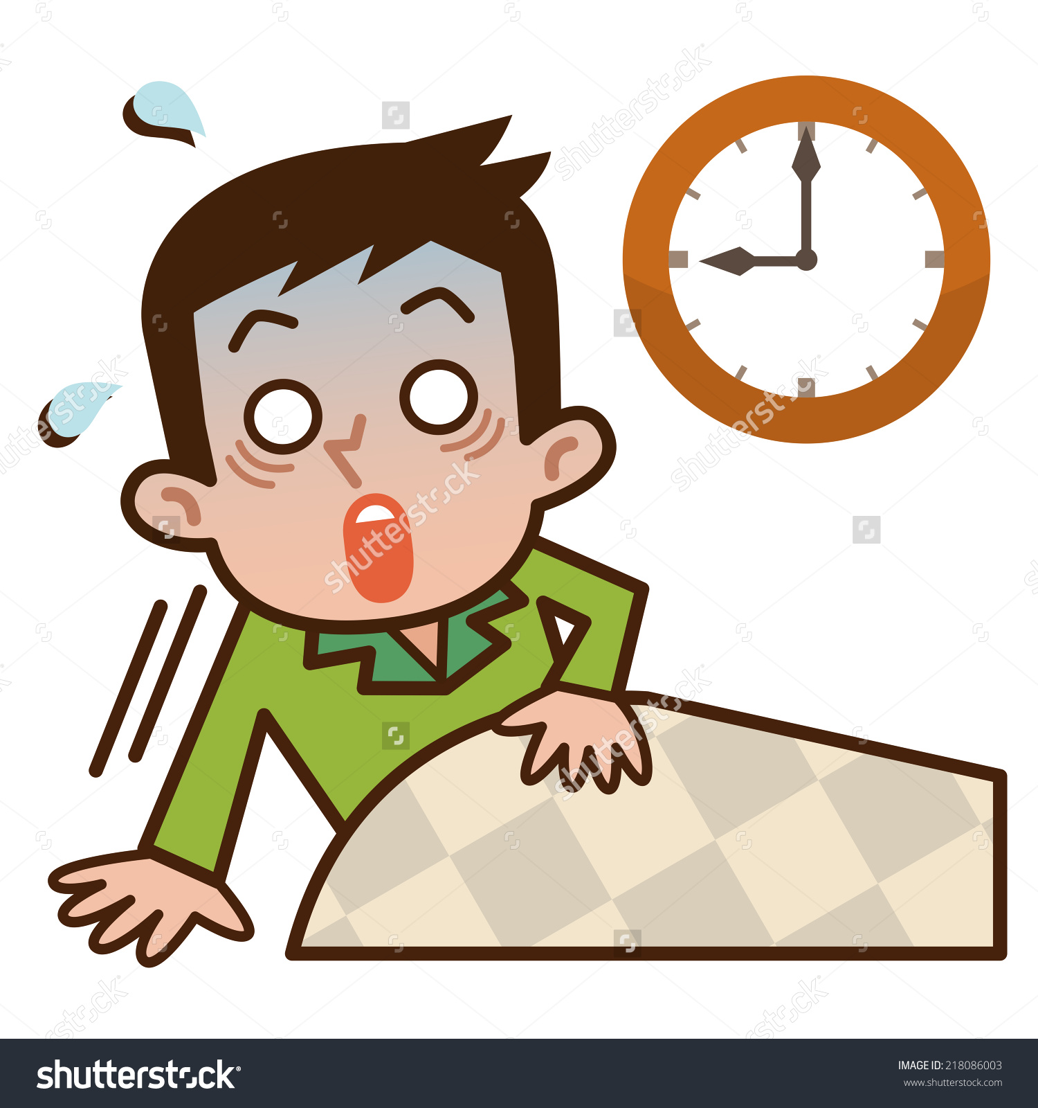 Oversleeping Clipart 10 