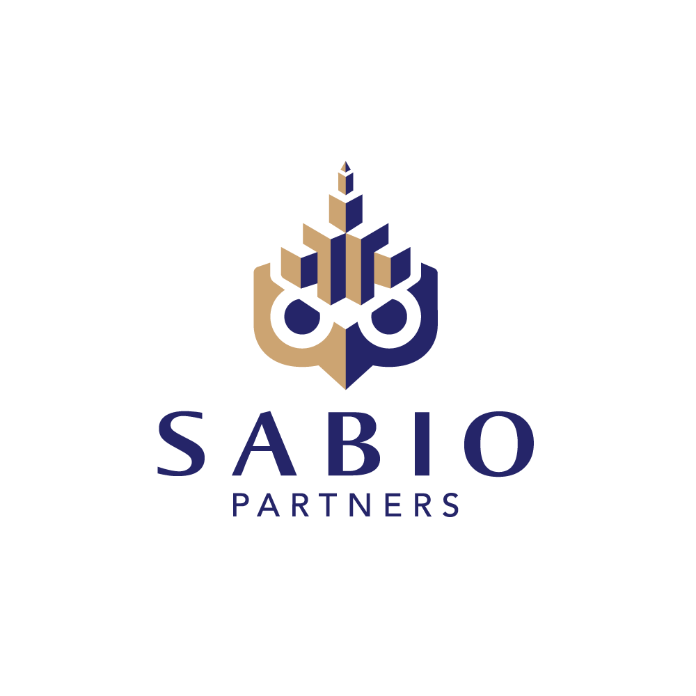 For Sale: Sabio Partners Owl City Skyline Logo Design.
